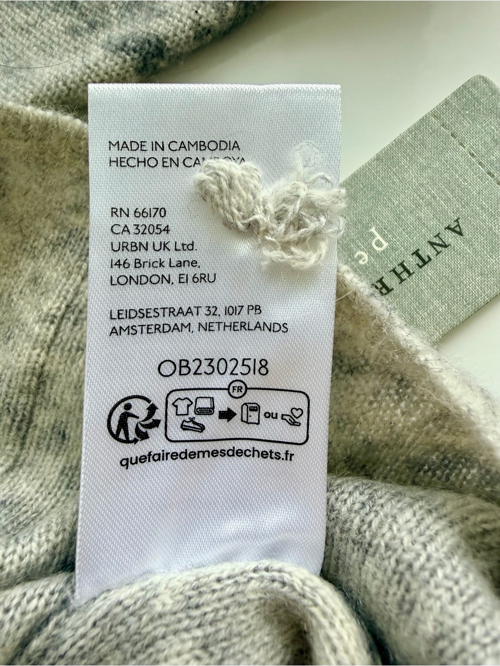 Pilcro Anthropologie 100% Cashmere Leopard Mock Neck Sweater XSP NWT - Picture 10 of 10